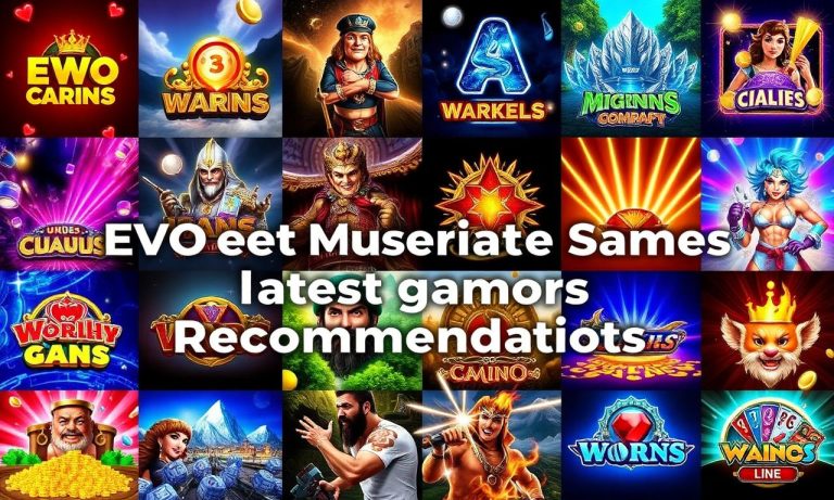 EVO娛樂城網站的最新遊戲推薦